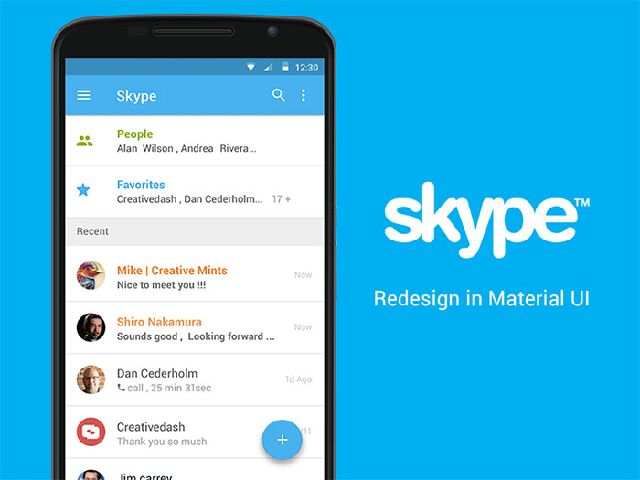 Skype на Android