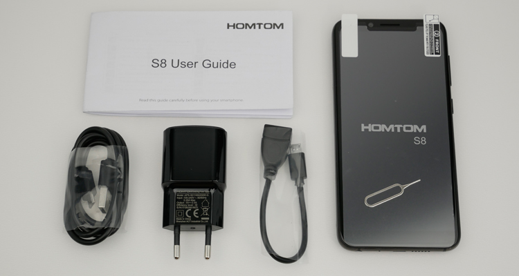 HomTom S8 комплектация
