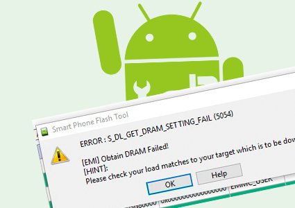 Как исправить ошибку S DL Get DRAM Setting Fail 5054