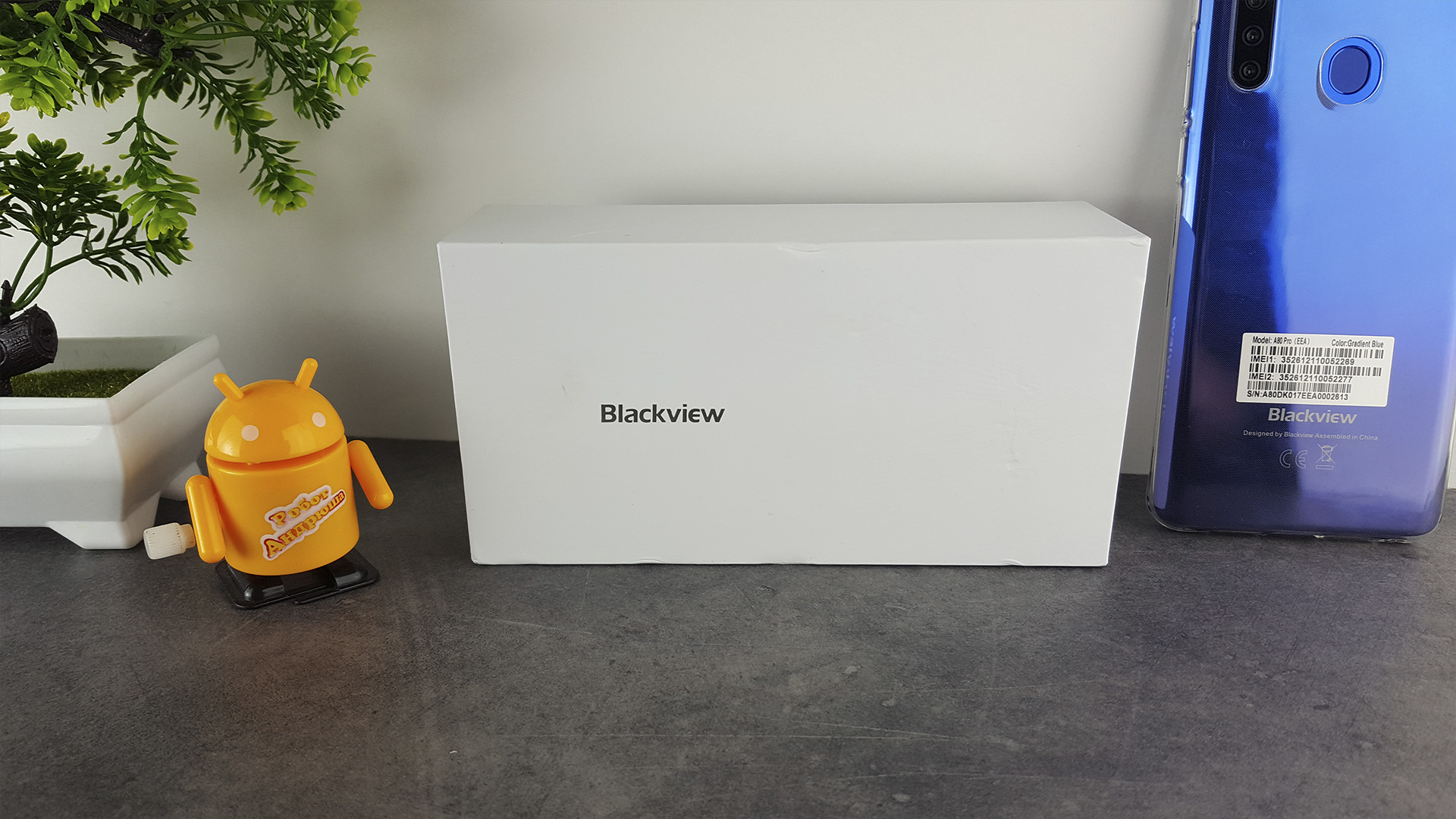 Обзор blackview A80 Pro - коробка