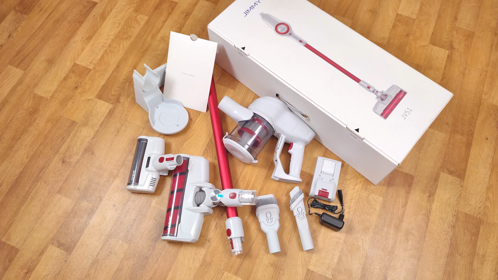 Jimmy JV51 cordless vacuum cleaner review - equipment